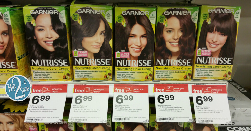 New 4 2 Garnier Nutrisse Hair Color Products Coupon Only 3 32 Each 