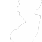 New Jersey State Outline Map Free Download