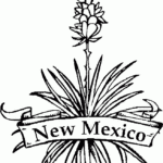 New Mexico Tree Coloring Page Coloring Home