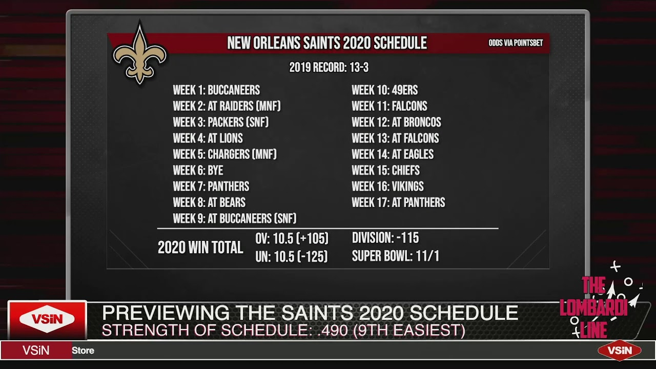 New Orleans Saints 2023 Printable Schedule FreePrintable.me
