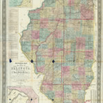 New Sectional Map Of The State Of Illinois Compiled From The United