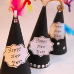 New Years Eve DIY Party Hats With Printables