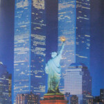 New York Posters Statue Of Liberty World Trade Centre New York Poster