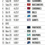 Nfl Calendar Week 7 Ten Free Printable Calendar 2021 2022