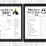 Nightmare Before Christmas Skellington Love Printable Baby Shower