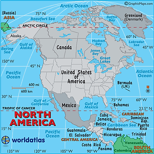 North America Map Map Of North America North America Maps Of 