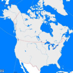 North America Outline Map A Learning Family