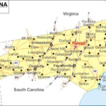 North Carolina Map Map Of North Carolina State USA Highways