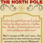 North Pole Invitation Free Christmas Printable Bear Hugs And