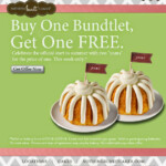 Nothing Bundt Cakes Coupon Buy One Get One Free GreenStarCandy