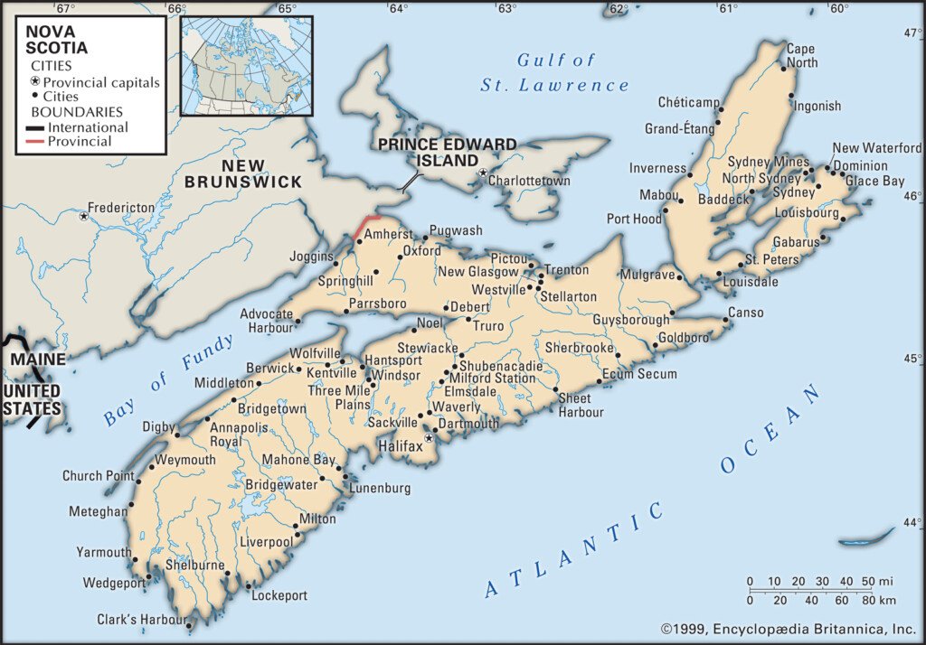 Nova Scotia History Map Points Of Interest Facts Britannica