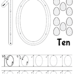 Number 10 Worksheets For Preschool Worksheets Master