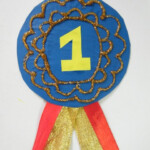 Number One Dad Badge Fathers Day Or Mothers Day Gift Craft Kids