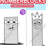 Numberblocks Printables Fun Printables For Kids Coloring Pages