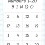 Numbers 1 20 B I N G O Free Printable Bingo Cards And Games Bingo