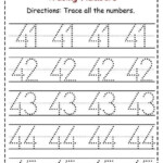 Numbers 1 50 Tracing Worksheets Worksheets PDF Kids Math Worksheets