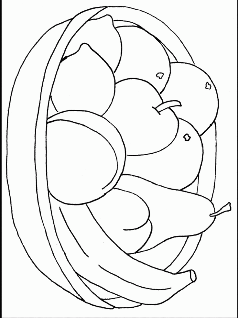 Nutrition Food Coloring Pages Download And Print For Free