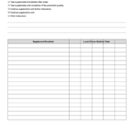 Nutritional Supplement Schedule Template Printable Pdf Download