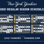 NY Yankees Baseball 2021 Schedule Hometown 1340 AM 105 3 FM WLVL