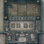 OC ART Send Your Players To Jail Jailhouse Prison Battle Map 30x40