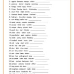 Odd Word Out English ESL Worksheets For Distance Learning And