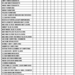 Office Cleaning Checklist Pdf Printable Receipt Template