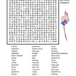 Olympic Events Word Search Kiddo Shelter Healthy Work Snacks Word