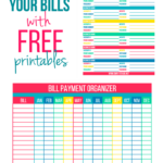Organizing Bills Spreadsheet With Free Bill Paying Organizer Template