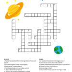 Our Solar System Crossword Solar System Activities Solar System