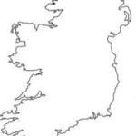 Outline Map Of Ireland Coloring Home