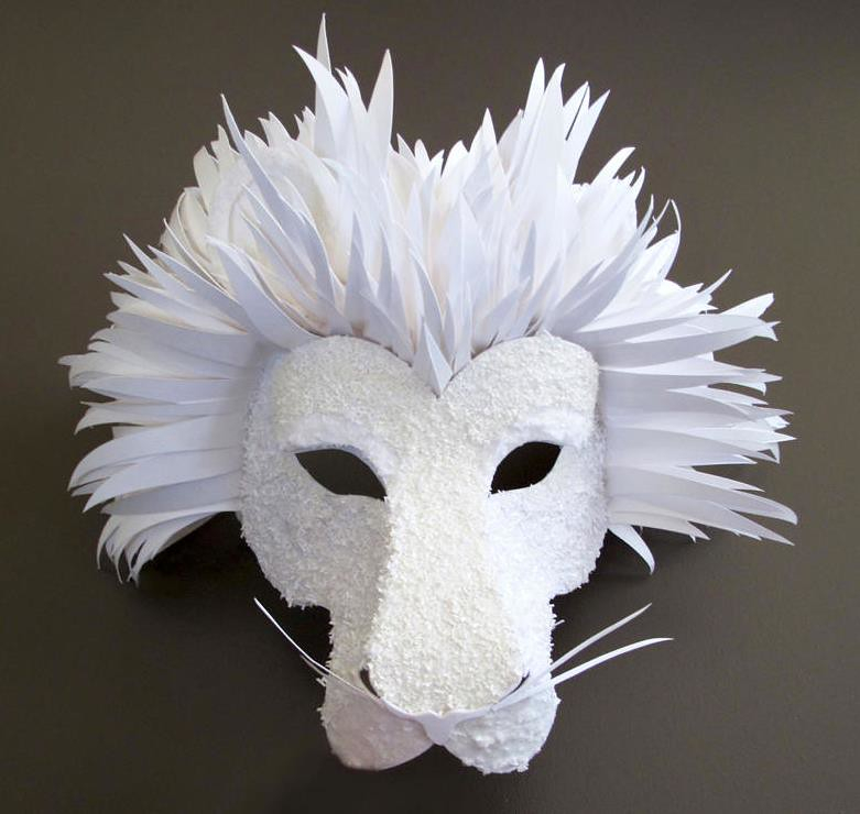 Paper Lion Mask Created By Paper Cut Project Blogged Www Flickr