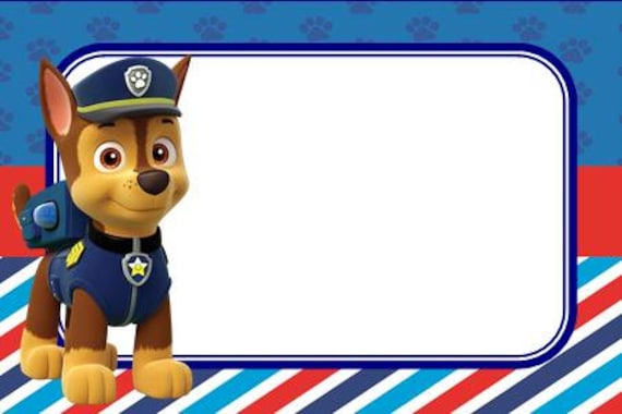 Paw Patrol Food Labels