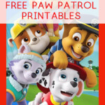 Paw Patrol Printables Paw Patrol Birthday Theme Paw Patrol Birthday