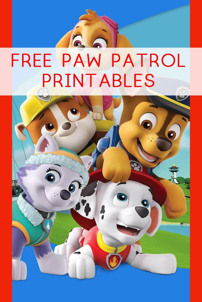 Paw Patrol Printables Paw Patrol Birthday Theme Paw Patrol Birthday 