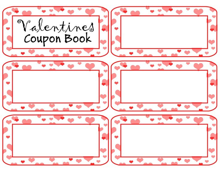 Payment Coupon Book Template Ideas Valentines Day Free For Free 