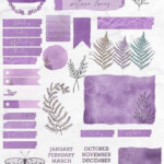 Pegatinas Moradas Sticker Purple Scrapbook Stickers Printable Free