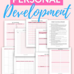 Personal Development Printable Bundle Goal Planner Goal Etsy