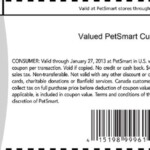 PetSmart 10 Off 40 Printable Coupon Petsmart Printable Coupons