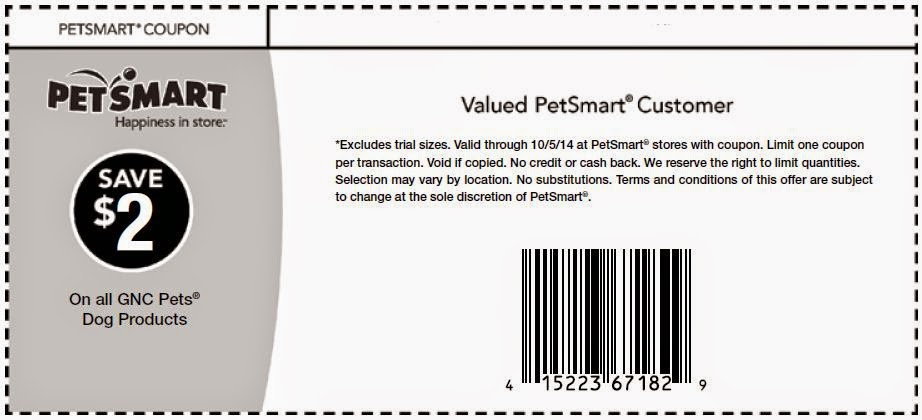 Petsmart Grooming Printable Coupons December 2014 10 Cash Coupons 2016