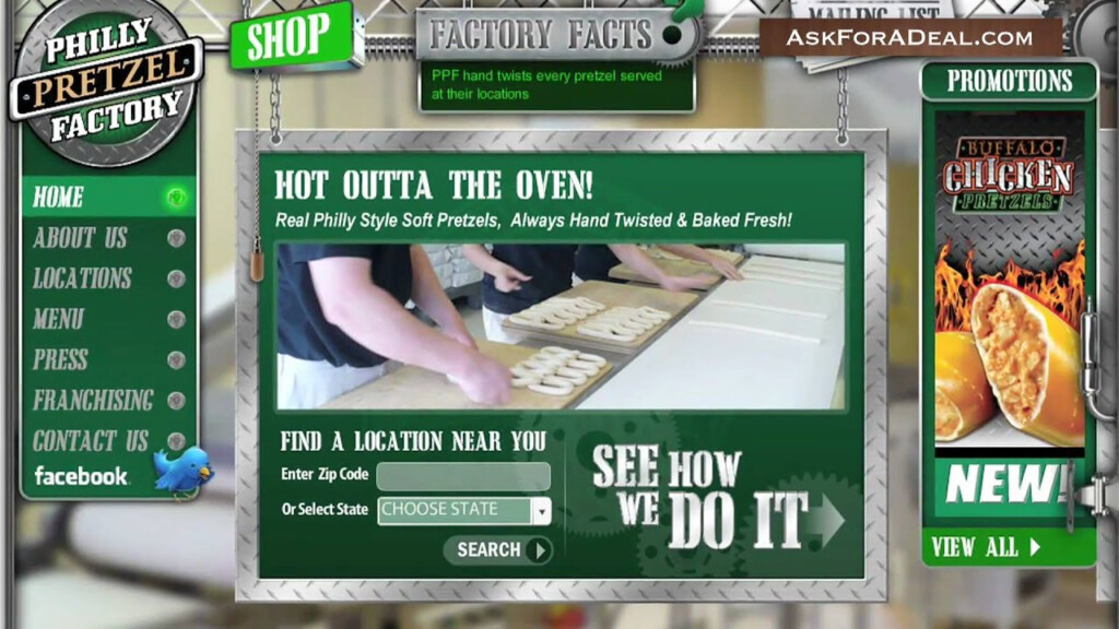 Philly Pretzel Factory Coupons YouTube