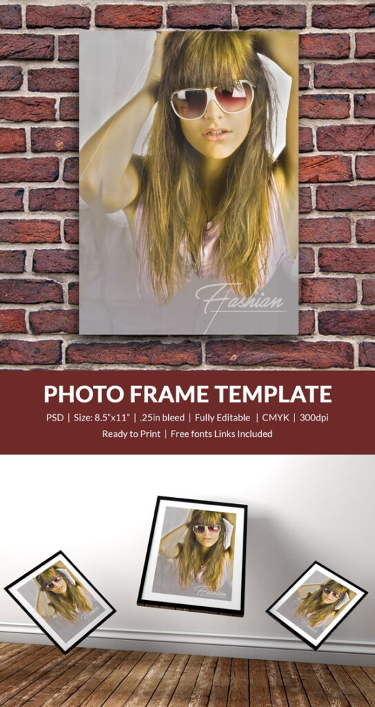 Photo Frame Template 32 Free Printable JPG PSD ESI Indesign 