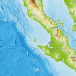 Physical Map Of Baja California Baja California Topographic Maps