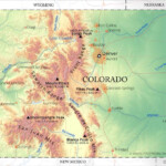 Physical Map Of Colorado