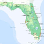 Physical Map Of Florida