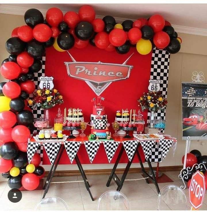 Pin By Christine On Deco Fiestas Eventos Ideas Varios Cars Birthday 