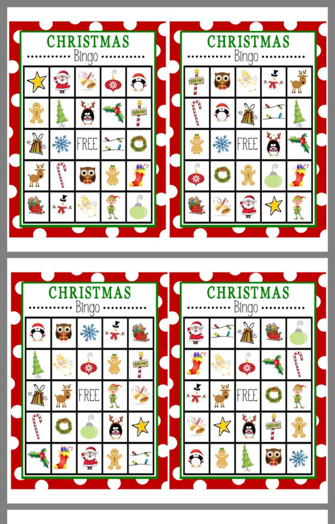 Pin By Yoonkyung Paik On Christmas Christmas Bingo Printable 