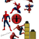 Pin Em Toppers Debora Costa Di 2021 Kue Spiderman Kartun Gambar