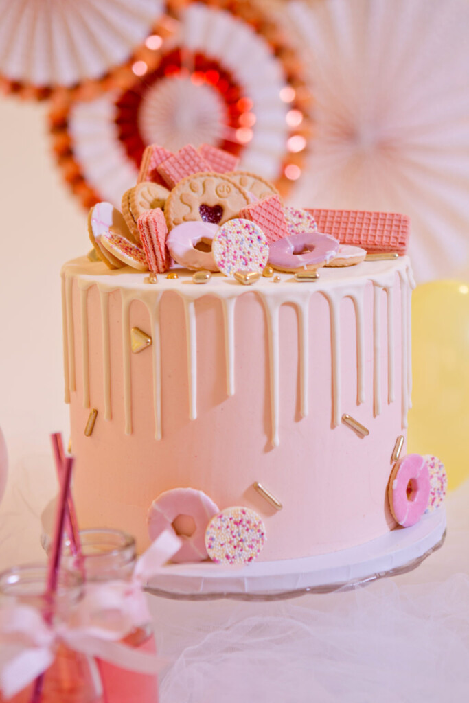 Pink Raspberry And Candy Drip Cake No D007 Creative Cakes