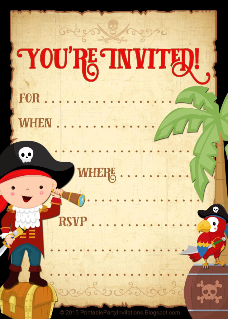 Pirate Invitations Pirate Invitations Pirate Party Invitations 