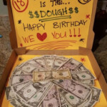 Pizza Box Money Present Family Birthdays Creative Money Gifts